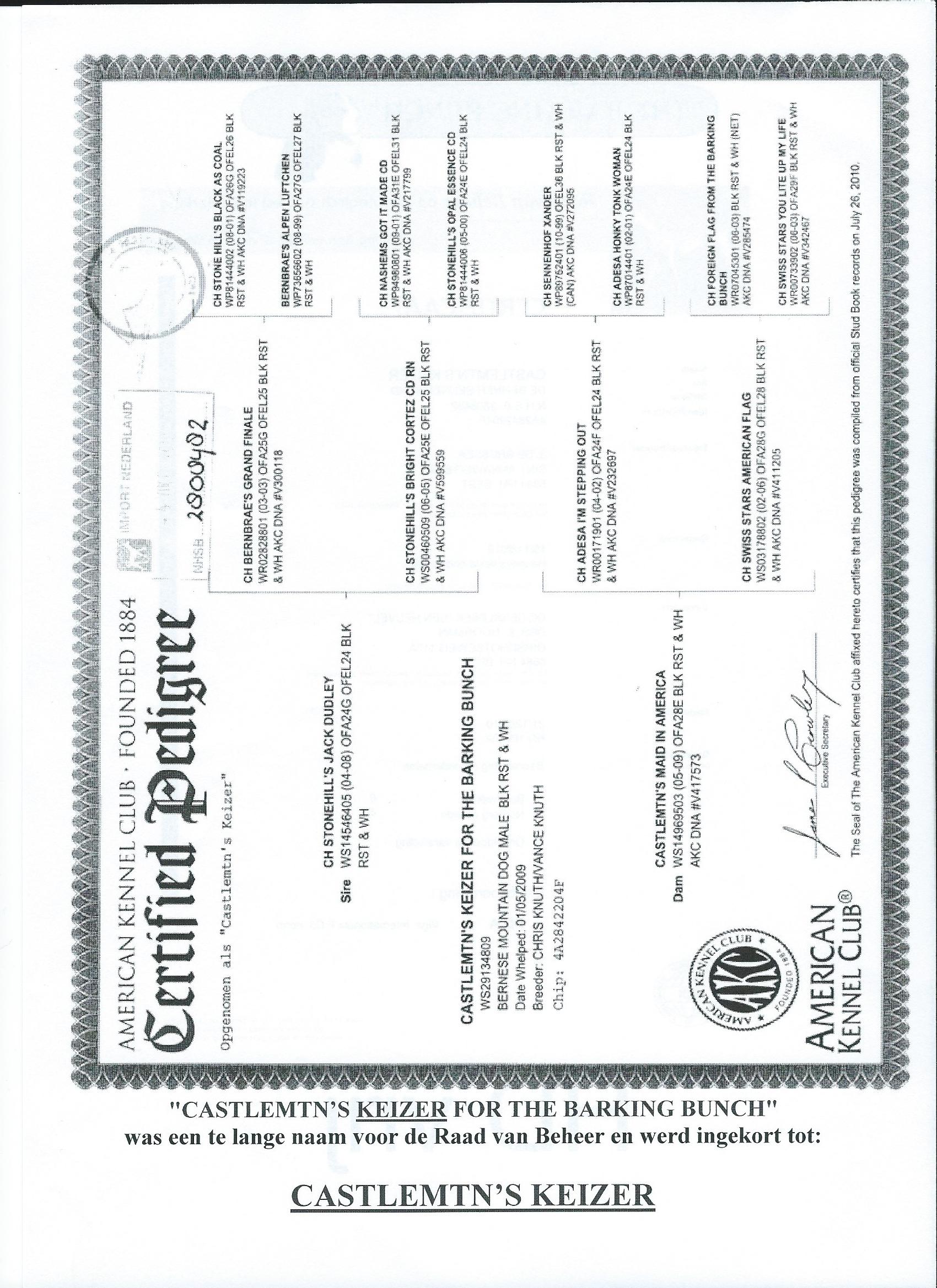 HD uitslag HD A Norberg waarde 40 / Botafwijking 0